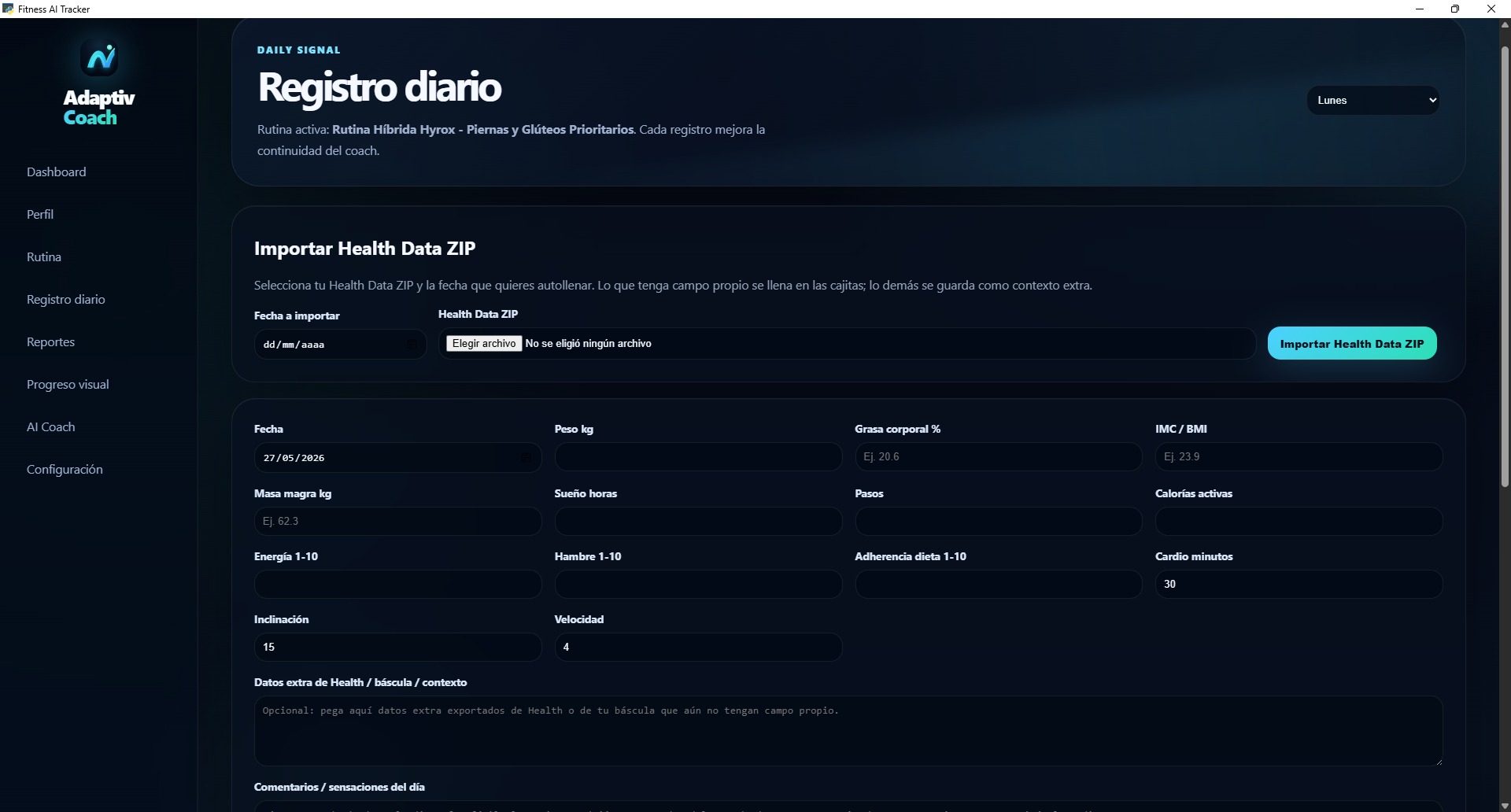 Dieta estructurada